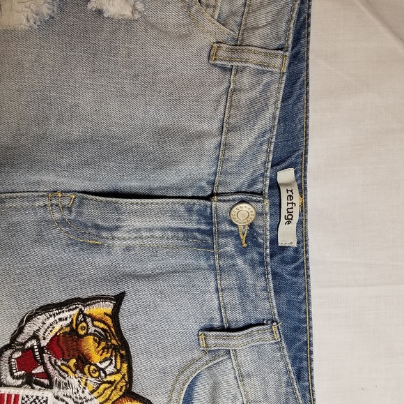 Refuge Brand Denim Mini Skirt - Picture 8 of 8